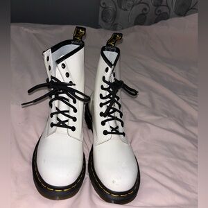 Cute White Doc Martens (Barely Worn)